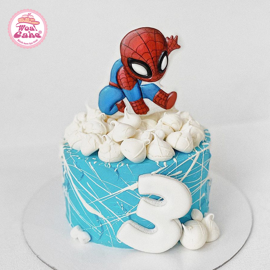 Bánh Kem Tạo Hình Cookie Spiderman